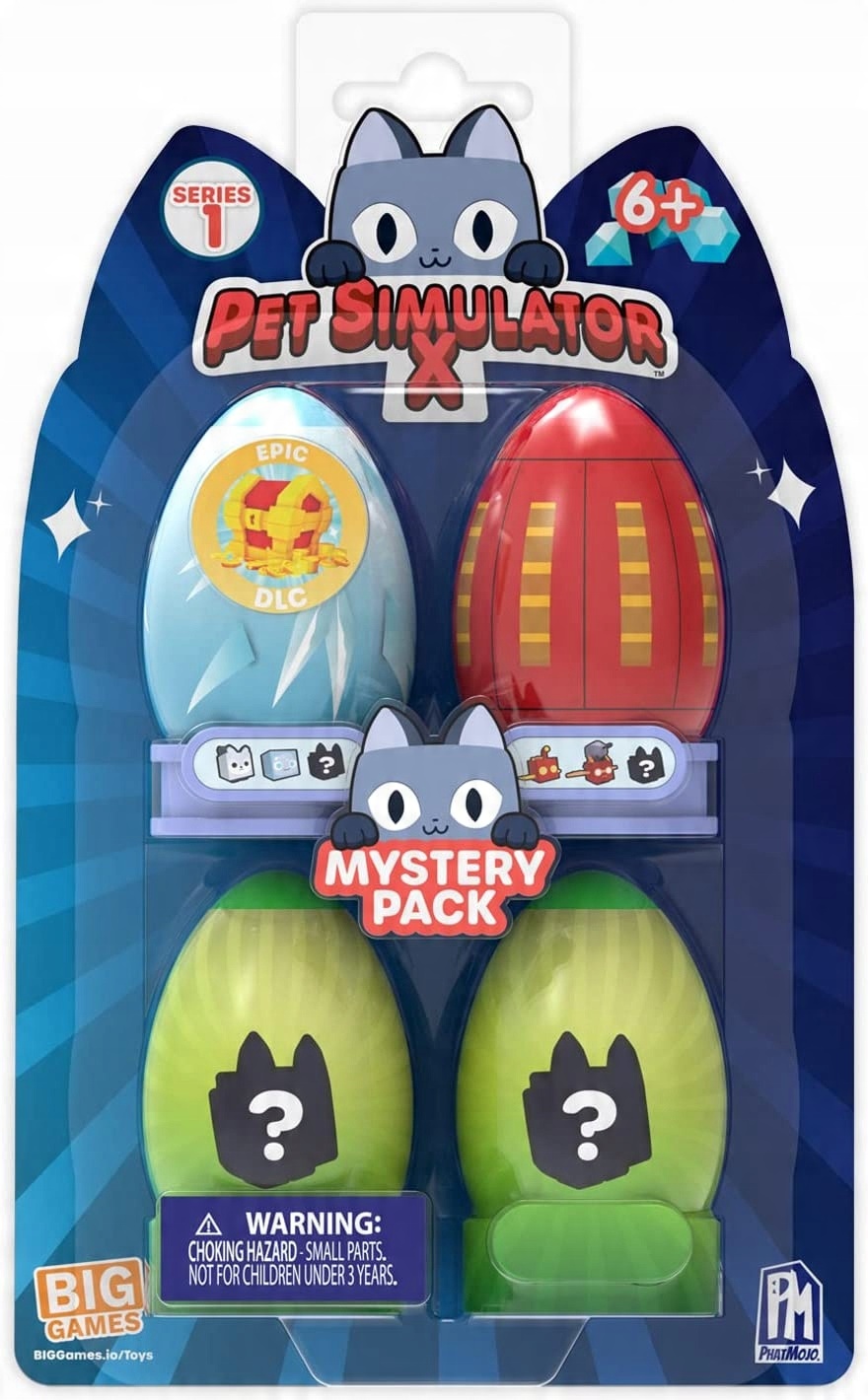 

Pet Simulator X Tajemnicze Zwierzaki 4 Figurki Kod