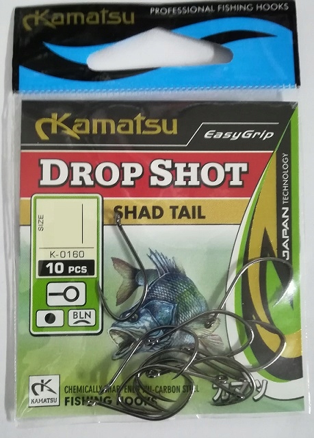 Haki Haczyk Kamatsu Drop Shot Shad Tail Nr 4 Blno