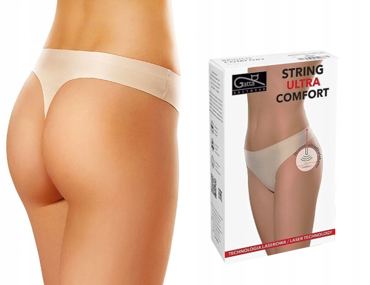 

Gatta Stringi Comfort, bezszwowe, Beżowe, M