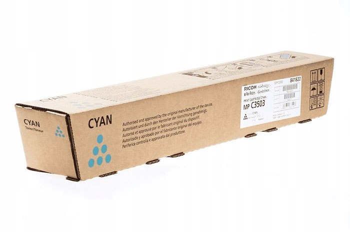 Originální toner Cyan Ricoh Af MPC3003, MPC3004, MPC3503, MPC3504, MPC4504