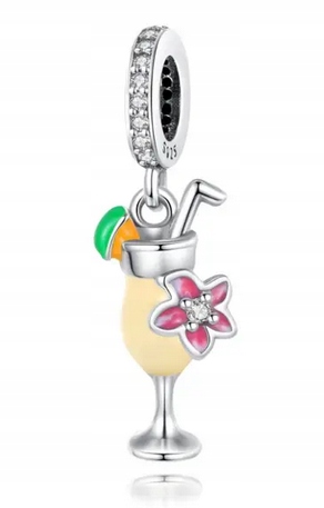 Charms stříbrný přívěsek Ag 925 Drink sklenička IM00120624CH
