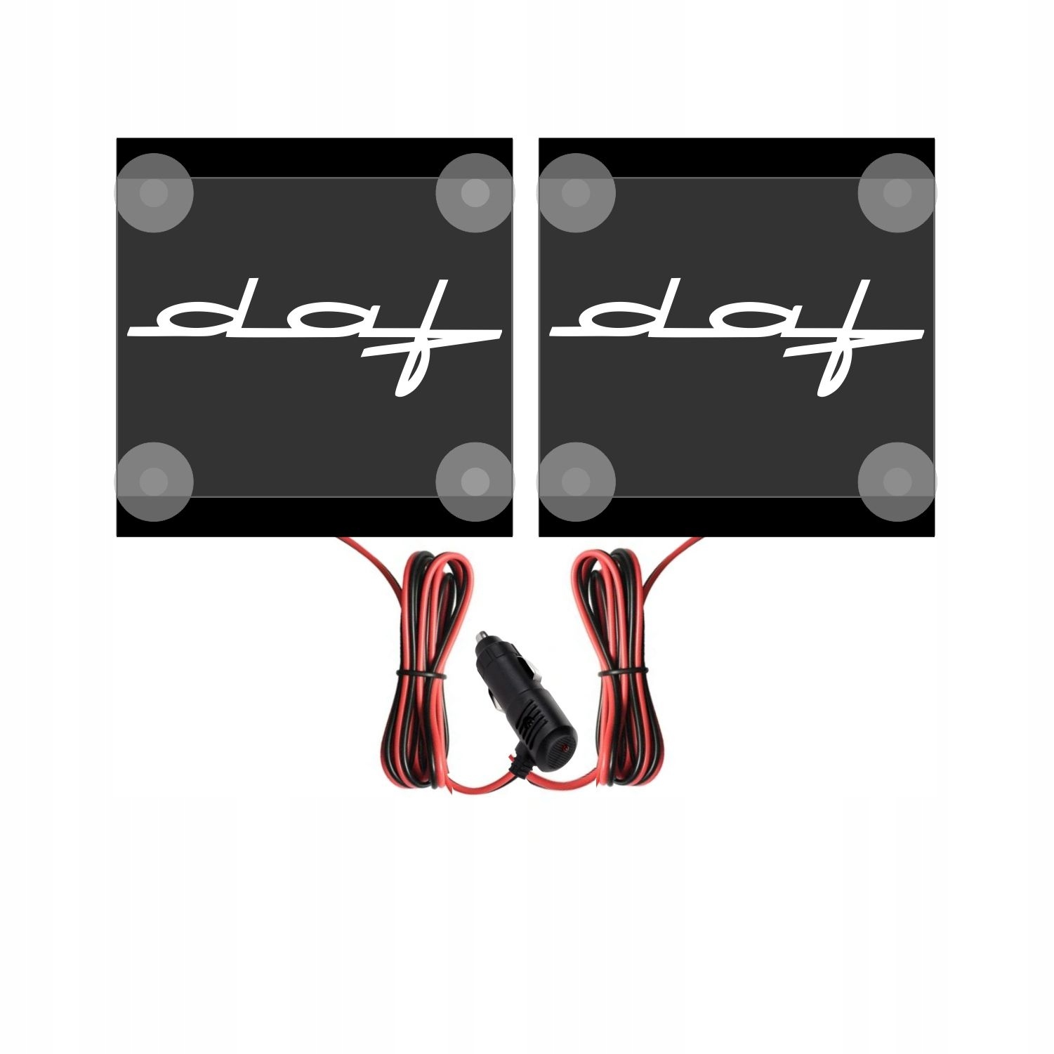 Led rohová tabule Logo Daf 2 kusy rohová 15x15 cm