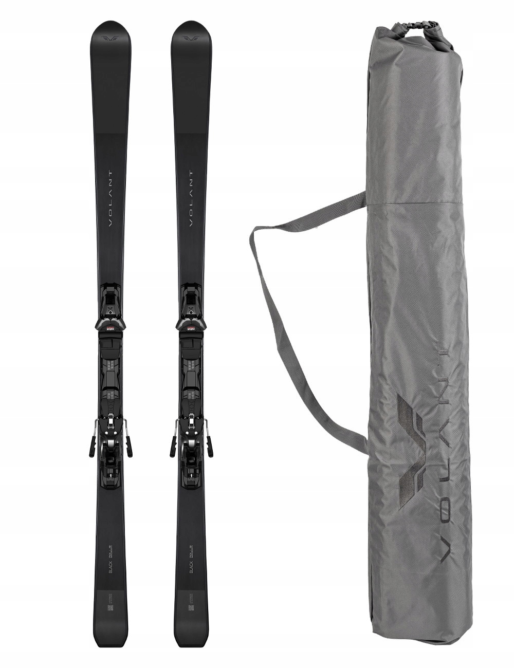 Narty gigantowe Volant Black 170 cm Volant M12 z Grip Walk pokrowiec