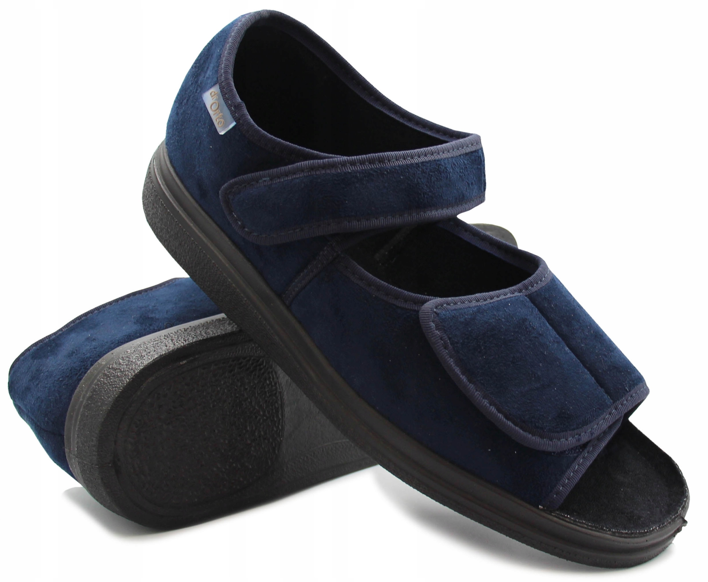 Modré domácí Papuče s řepkami Dr Orto 989M004 46