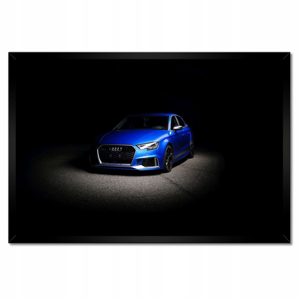 Plakáty v rámu 60x40 Modré Audi Quattro