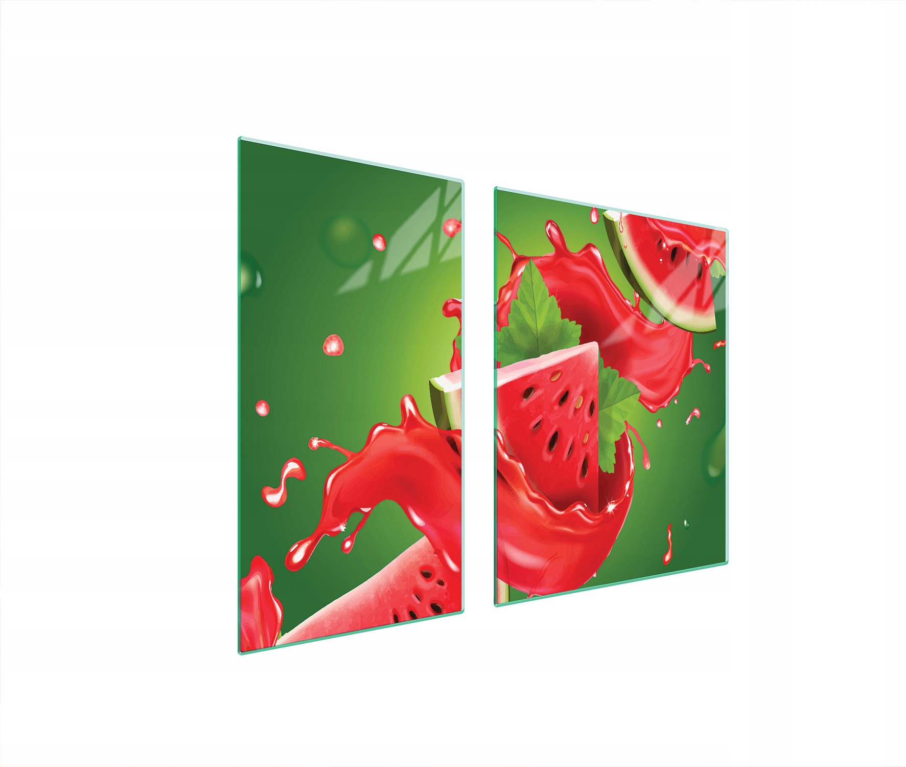 Skleněná Ochranná Deska Na Sporák 90x52 Meloun Tvrzené Sklo