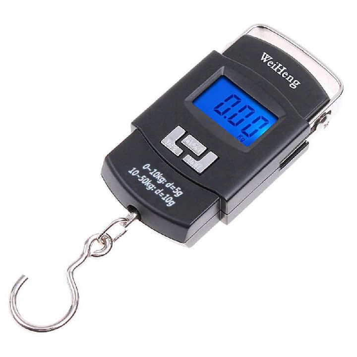

Waga Hakowa Wędkarska Bagażowa Podróżna LCD,50KG