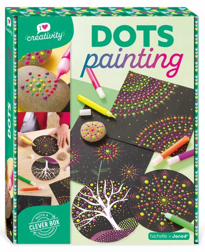 

Zestaw kreatywny Malowanie Kropkami Dots Janod