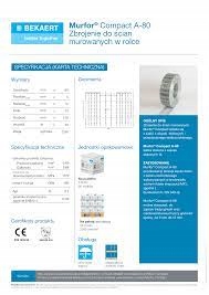 Murfor Compact A-80 zbrojenie muru ścian 30m Marka Nova