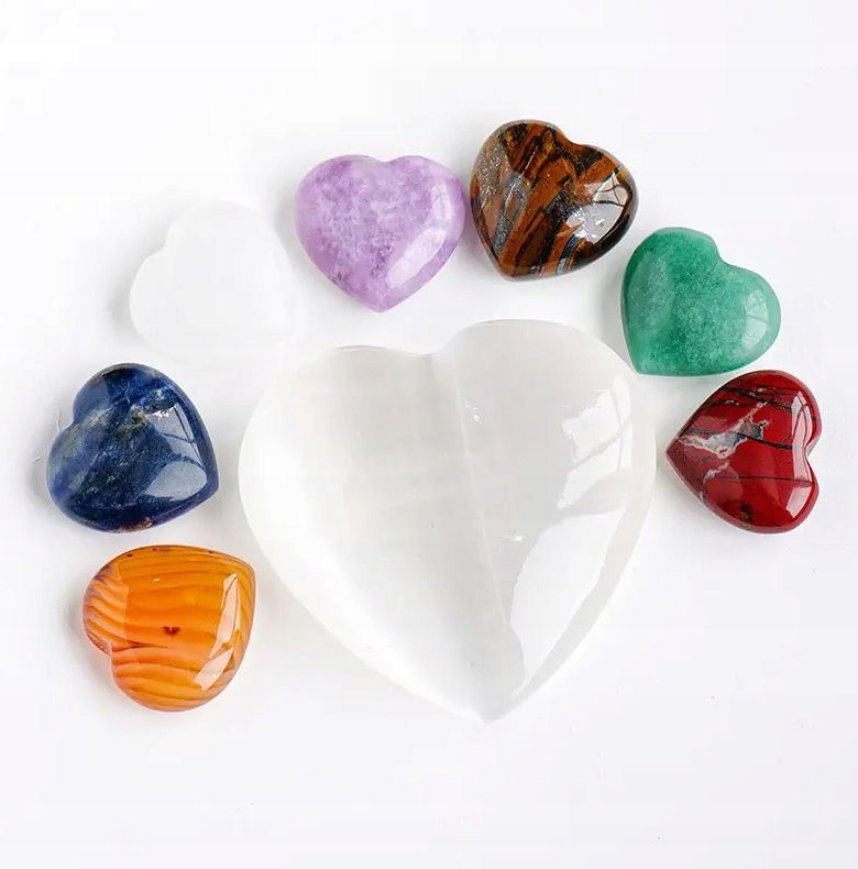SERCA Z KAMIENI SZLACHETNYCH KRYSZTAŁOWE SERCA PREZENT Kod producenta 0