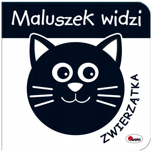 

Książeczka Harmonijka Kontrastowa Zwierzątka