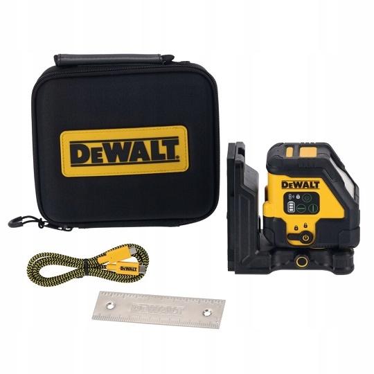 laser krzyżowy zielony do 45m, 10,8V/1,7Ah, Usb, DeWALT [DCLE14201GB-XJ]