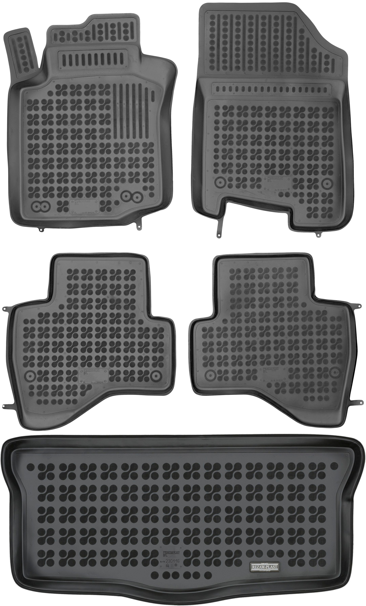 

Citroen C1 I 2005-2014 Dywaniki gumowe mata