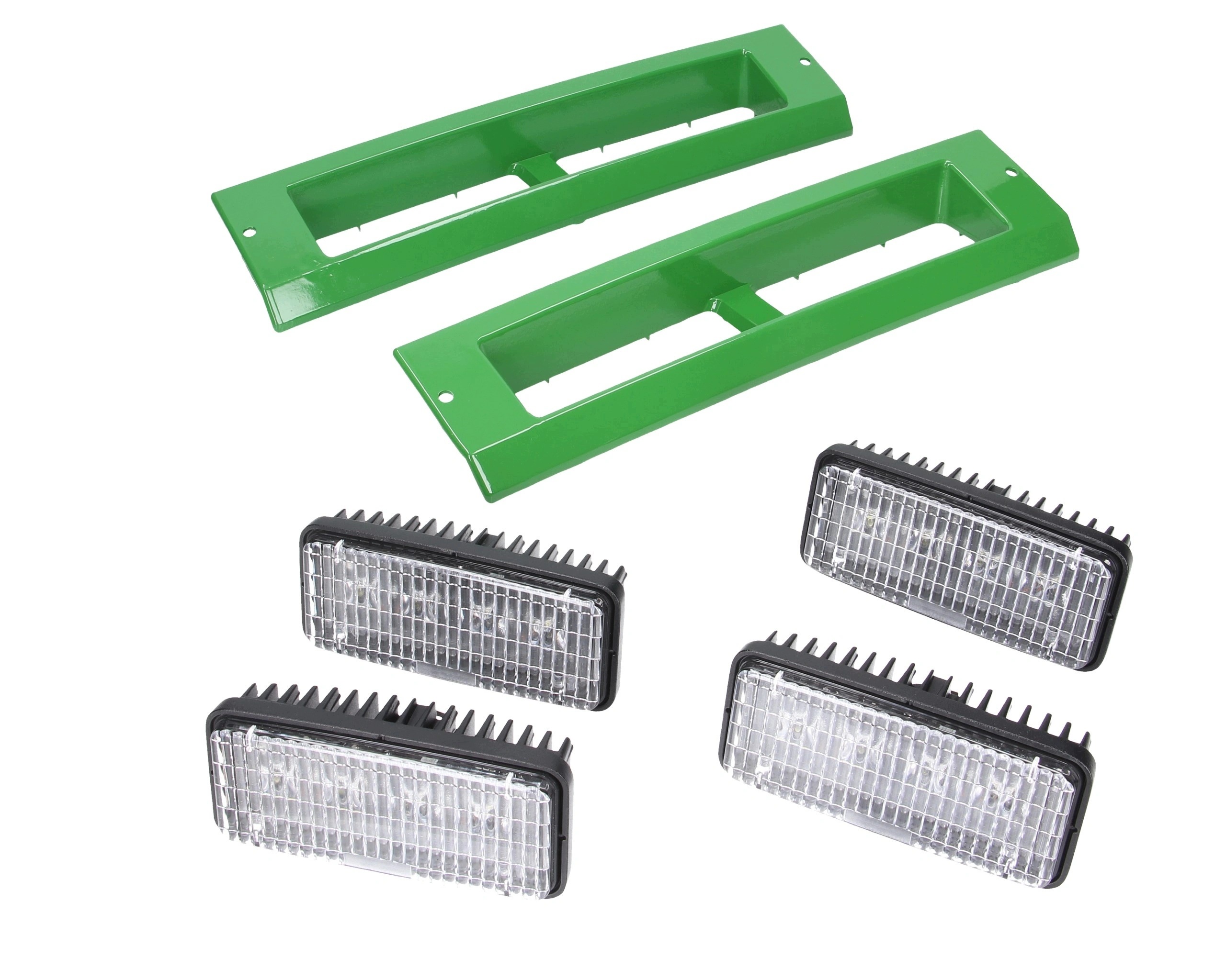 Led přední pracovní světlo s rámečkem komplet John Deere 6000 R161288