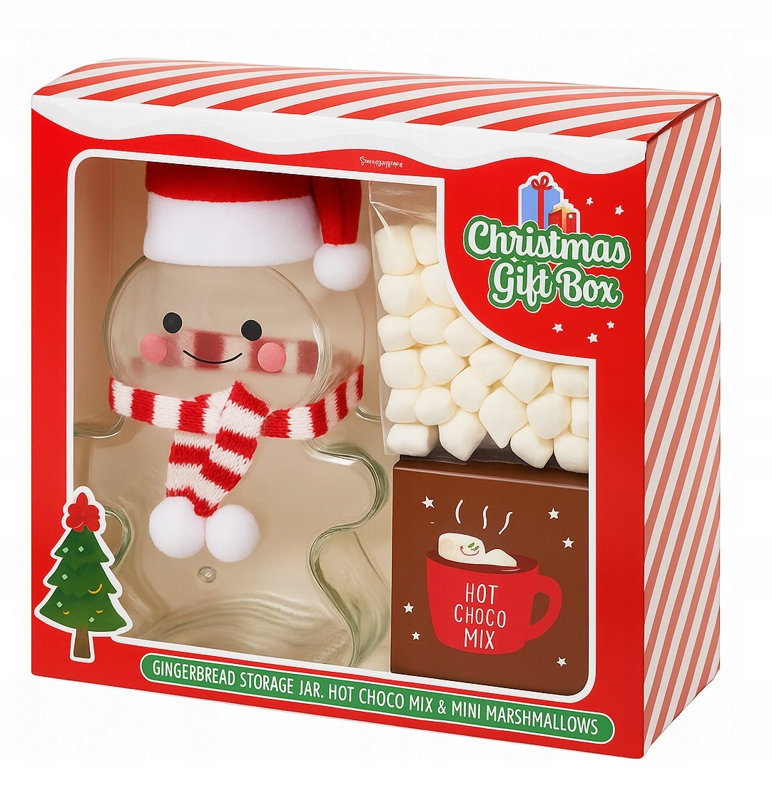 Vánoční Sada Pro Přípravu Horké Čokolády S Marshmallows