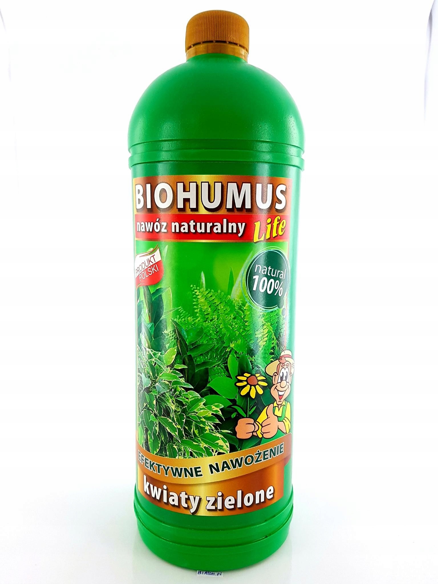 

Nawóz biohumus life rośliny zielone 1 l