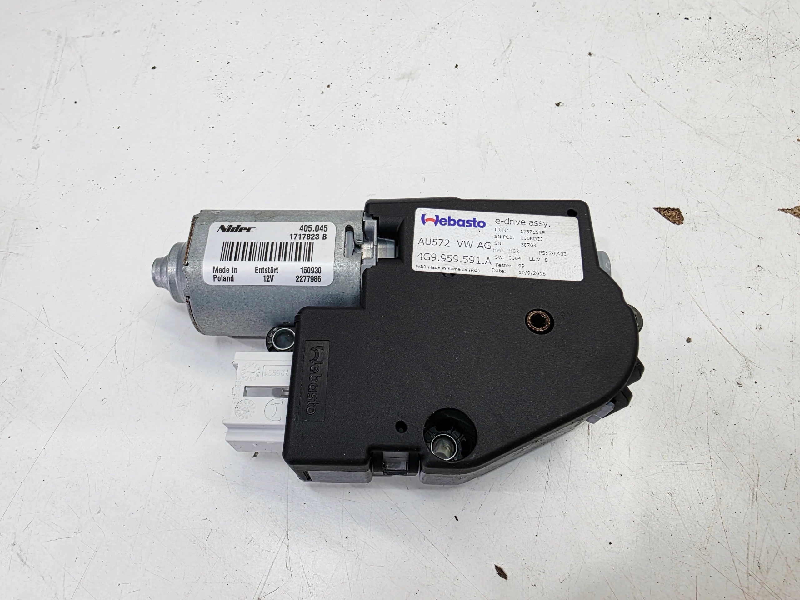 motor schiebedach PANORANY AUDI A6 C7 4G9959591A