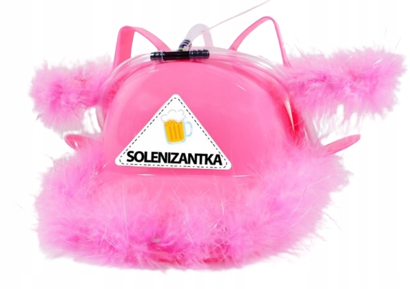 

Różowy Kask Na Piwo z Dla Kobiet Solenizantka