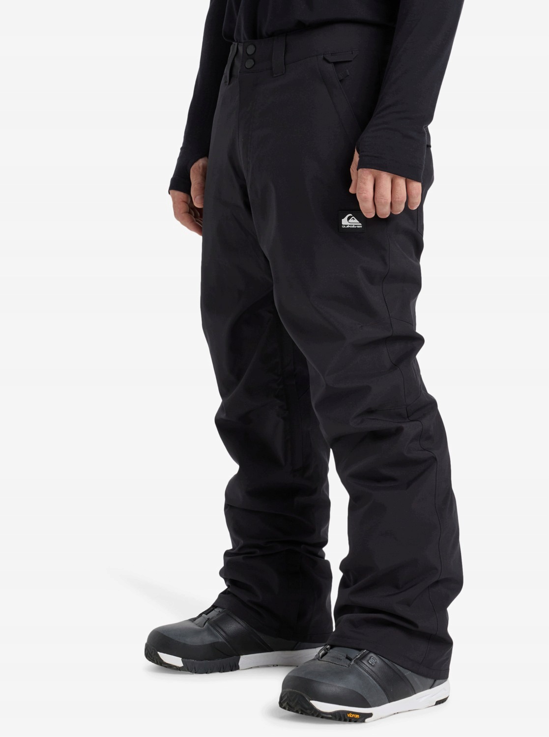 męskie spodnie snowboardowe narciarskie Quiksilver wodoodporne czarne XXL