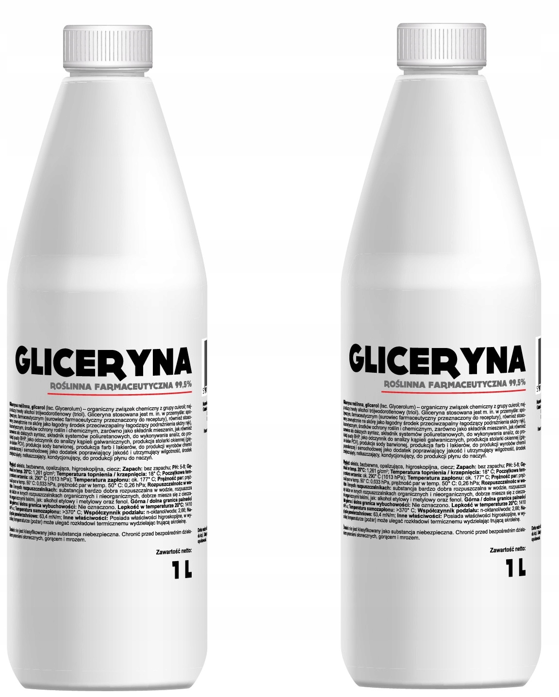 

Gliceryna Roślinna Jakość Farmaceutyczna Vg 2 x 1L