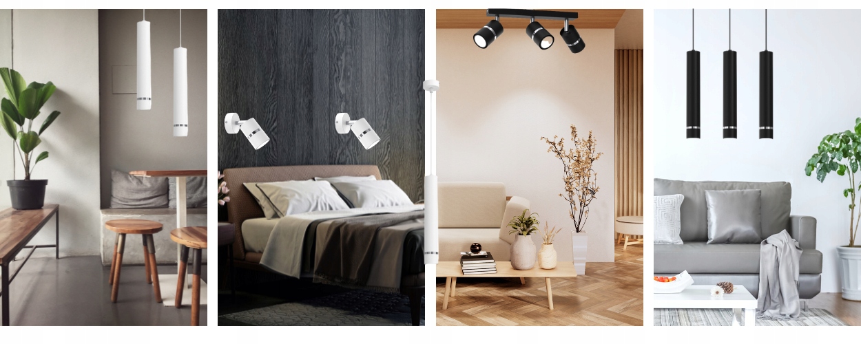 REGULOWANY PLAFON SPOT KINKIET LAMPA TUBA LED GU10 Kolekcja Jockey