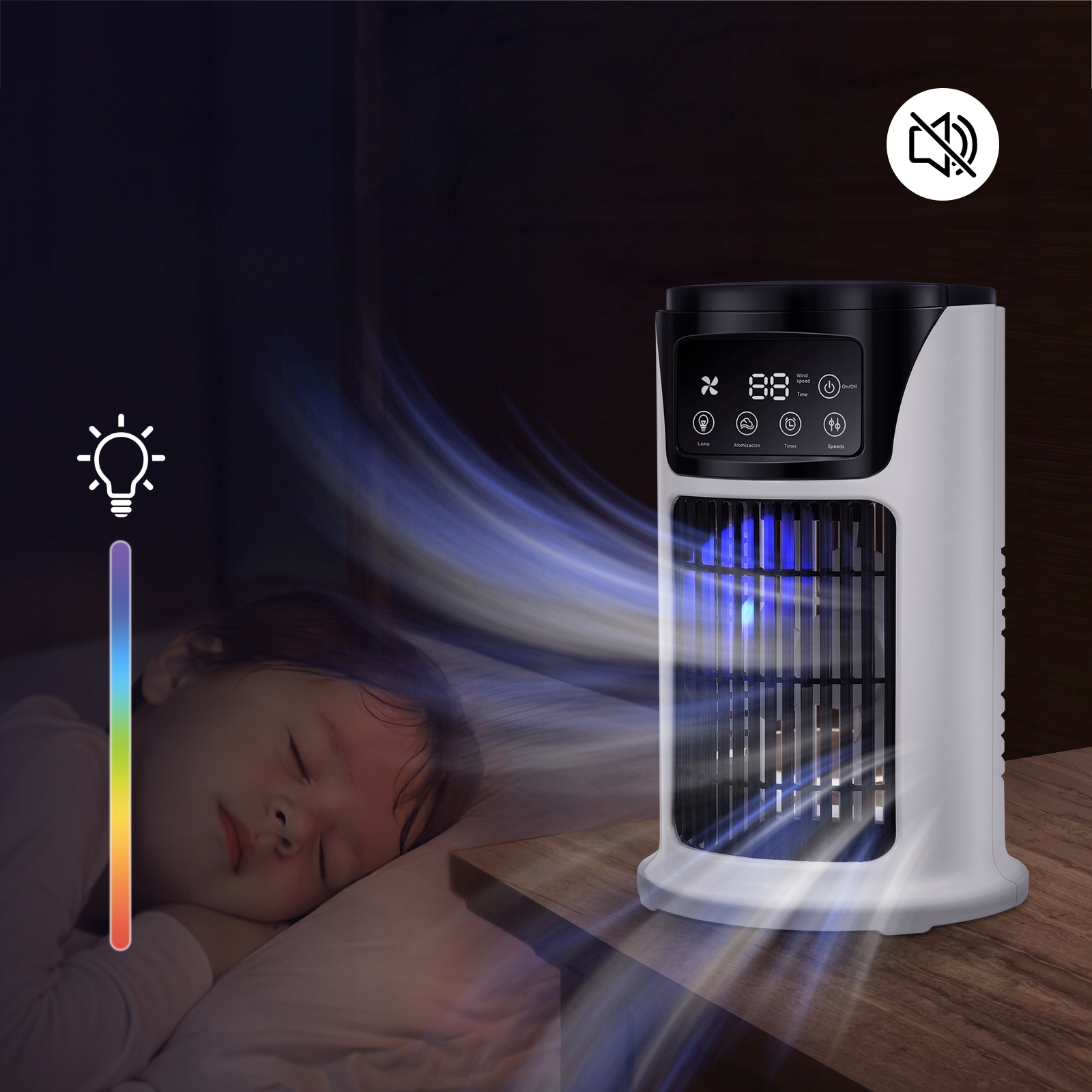 KLIMATYZATOR OSOBISTY KLIMATYZATOR POKOJOWY Funkcje inne