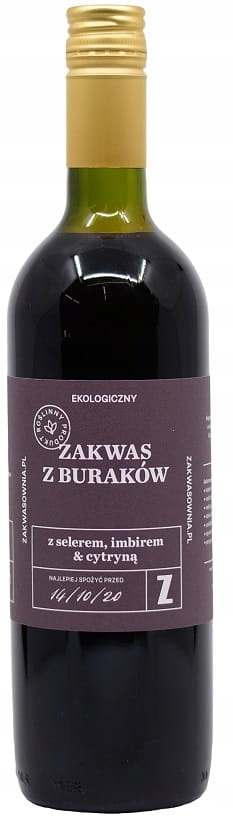 Kvásek s celerovou řepou, zázvorem a citronem bezlepkový Bio 700 ml Zakw