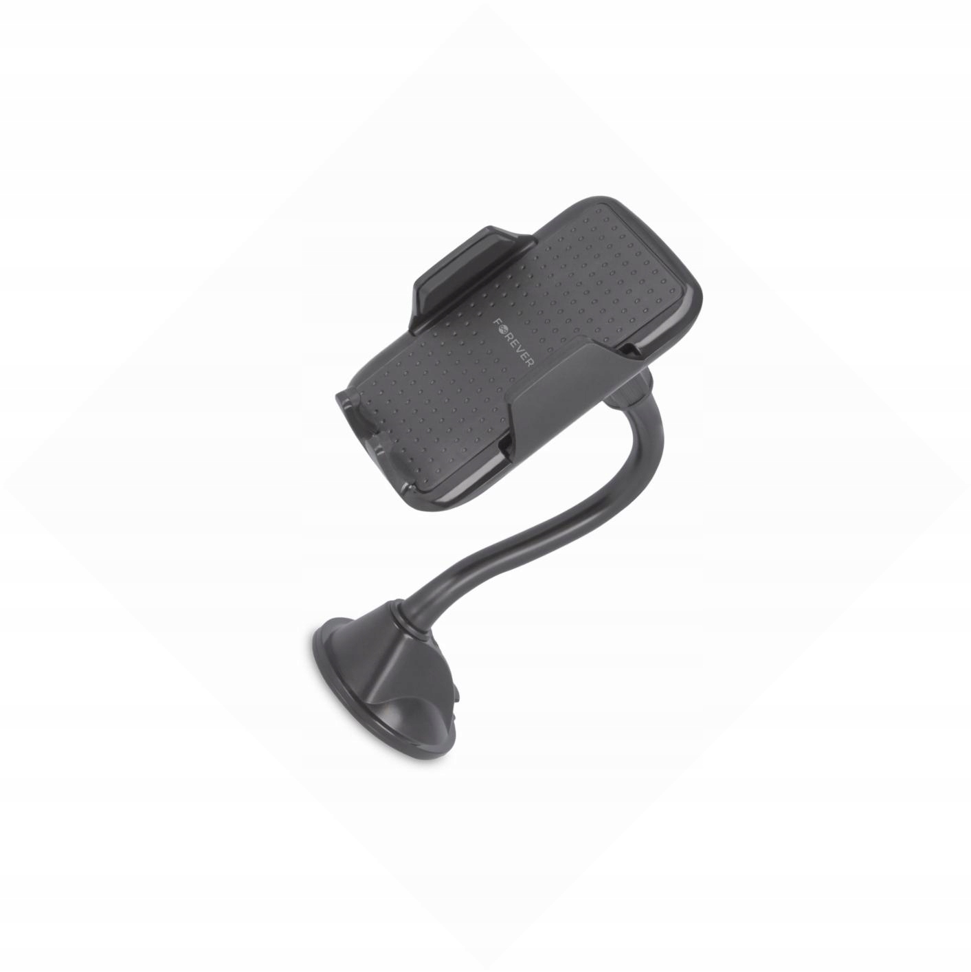 Uchwyt na telefon do samochodu na szybę z długim pałąkiem