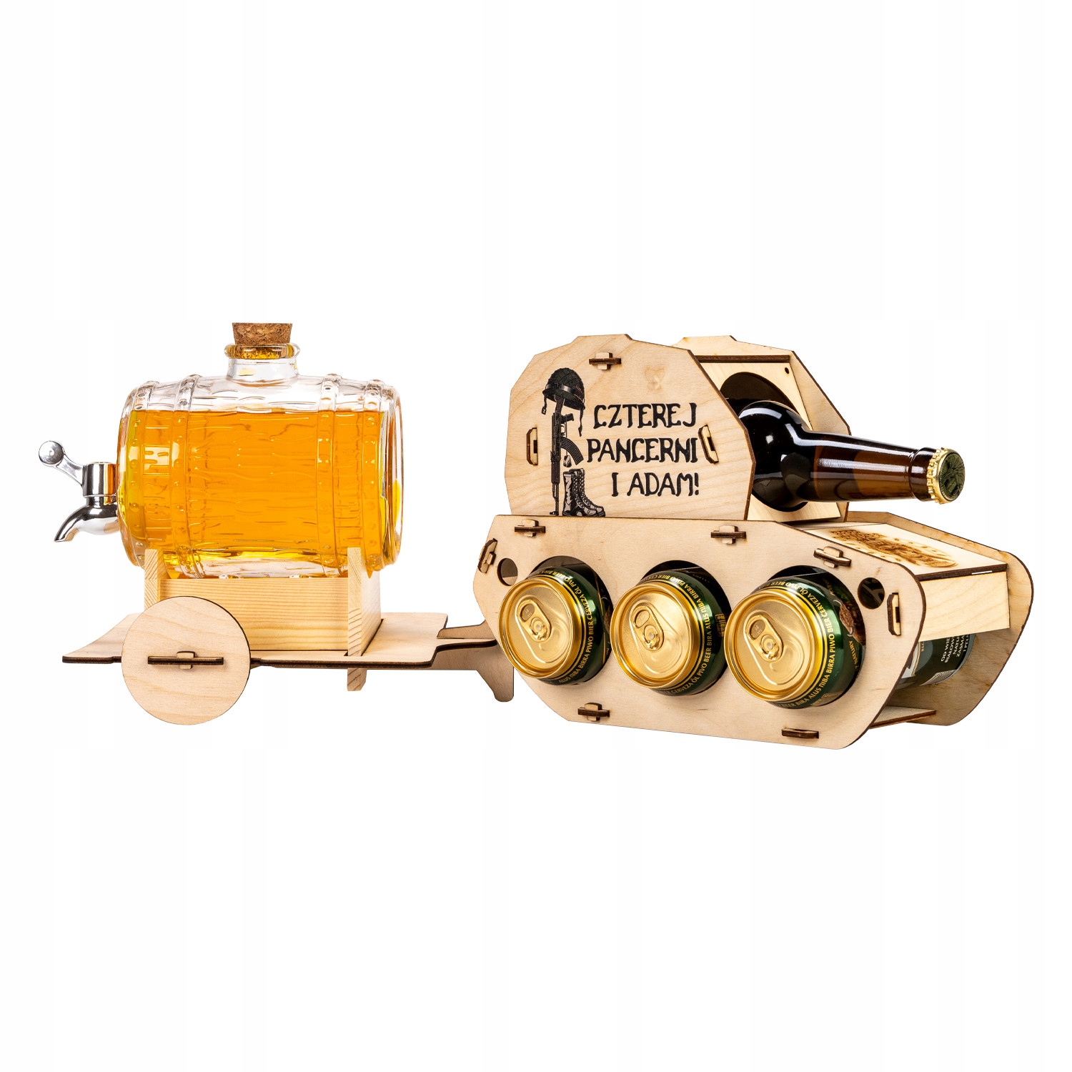 Tank Na Pivo Sud 1L Set vtipný dárek pro tatínka ke Dni otců