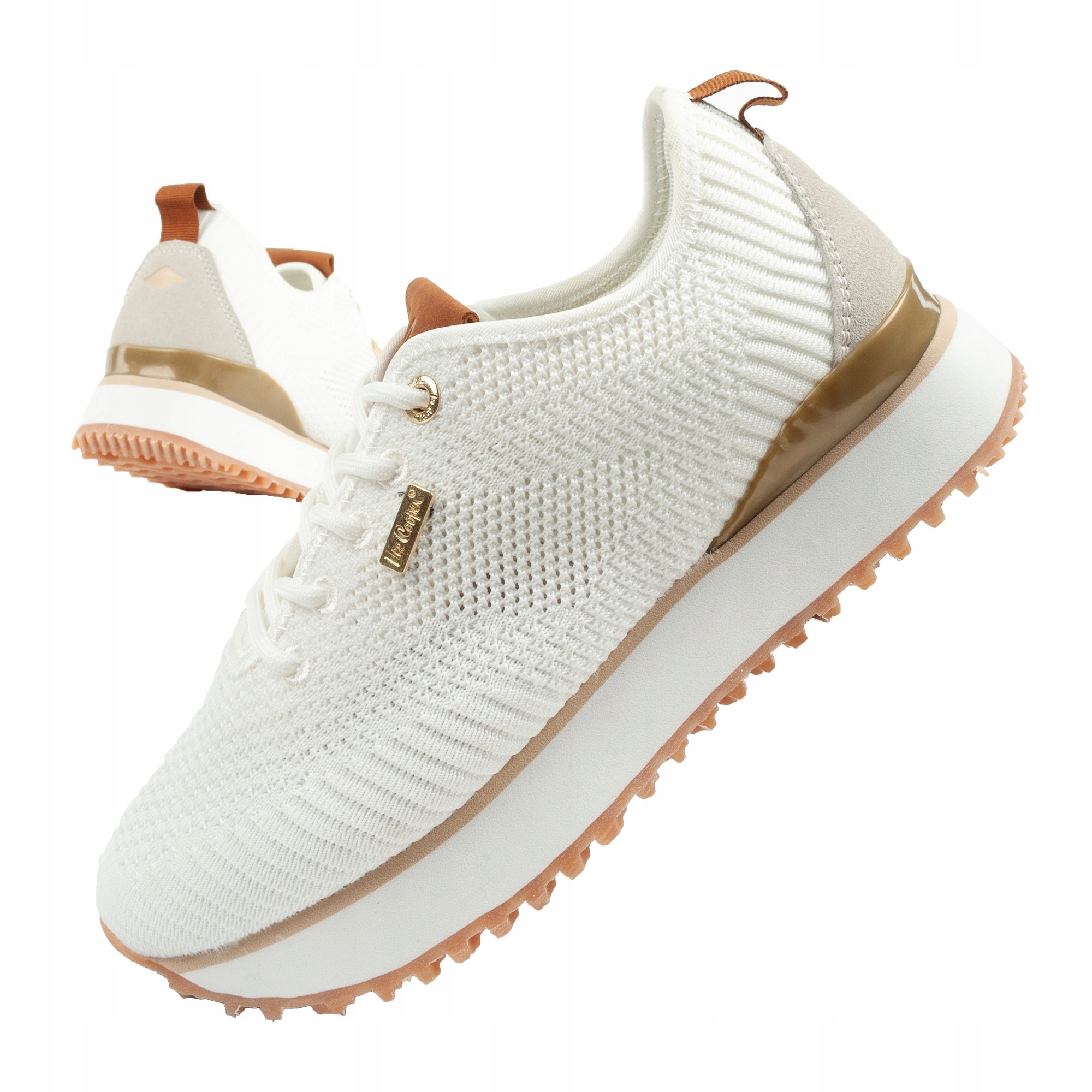 Dámské sportovní tenisky Lee Cooper vel.37 Memory Foam, lehké bílé