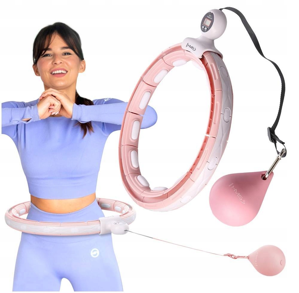 Hula Hoop Magnetický masážní hubnoucí přístroj s zátěží pro fitness cvičení