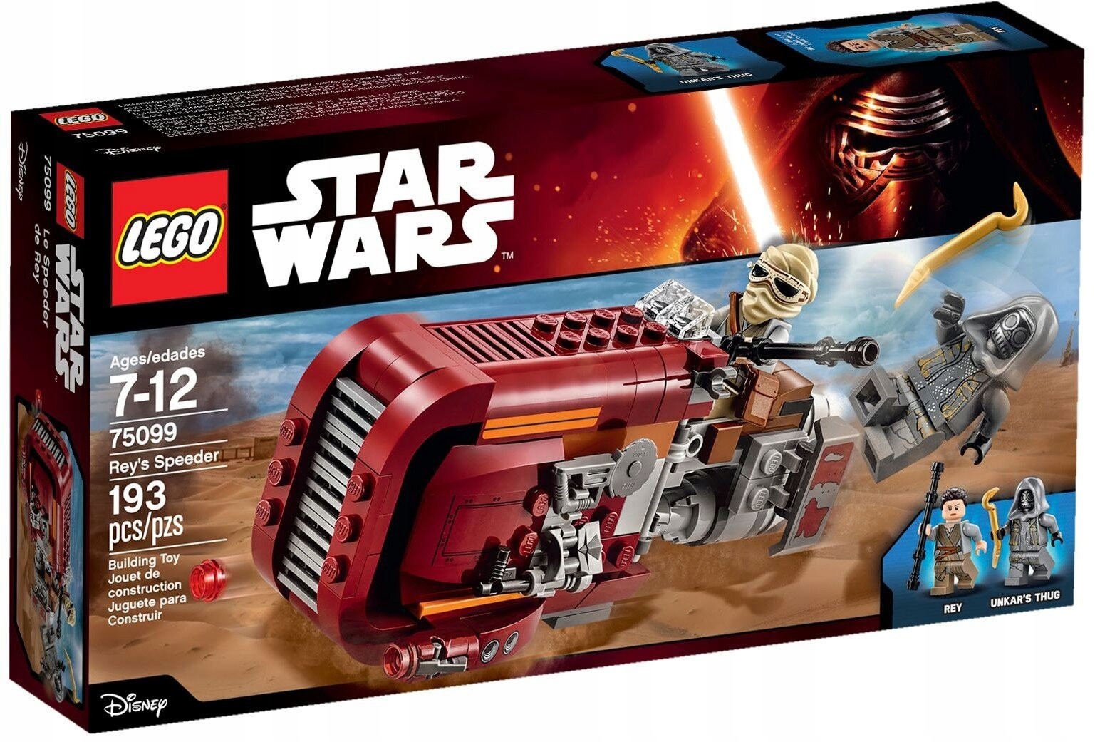 Lego Star Wars 75099 Rey's Speeder Nové