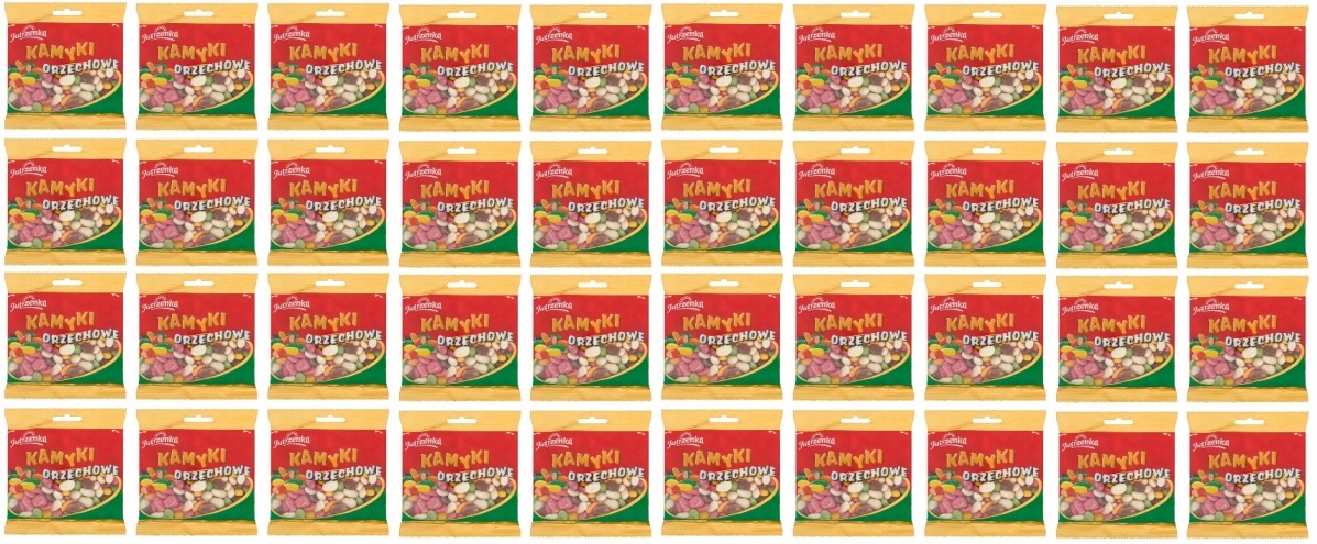 40x 100g Jutrzenka Kamyki orzechowe Karton