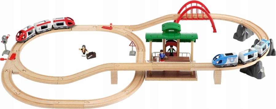 Zestaw dużych pociągów pasażerskich Brio World