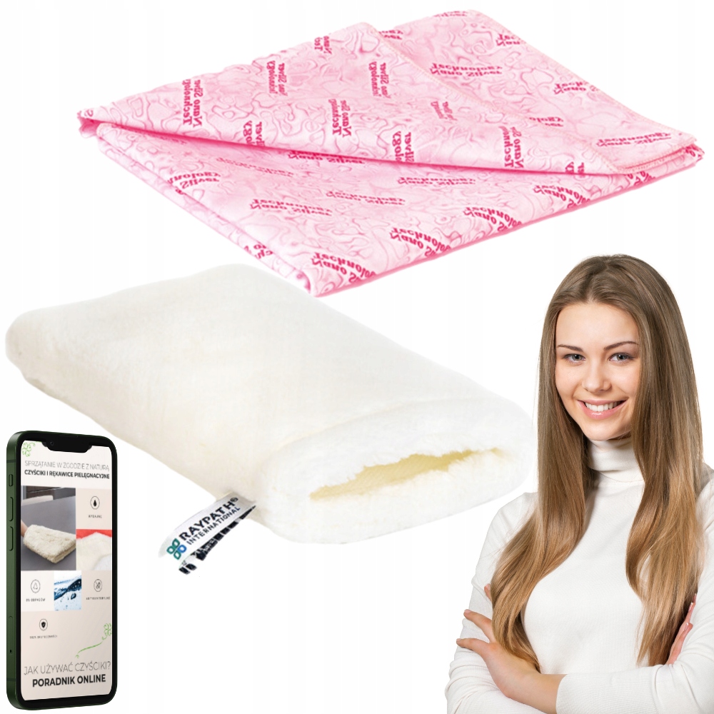 Levně Set Raypath Bílá Rukavice A Čistič Sunbeam Pro Čištění Kuchyně