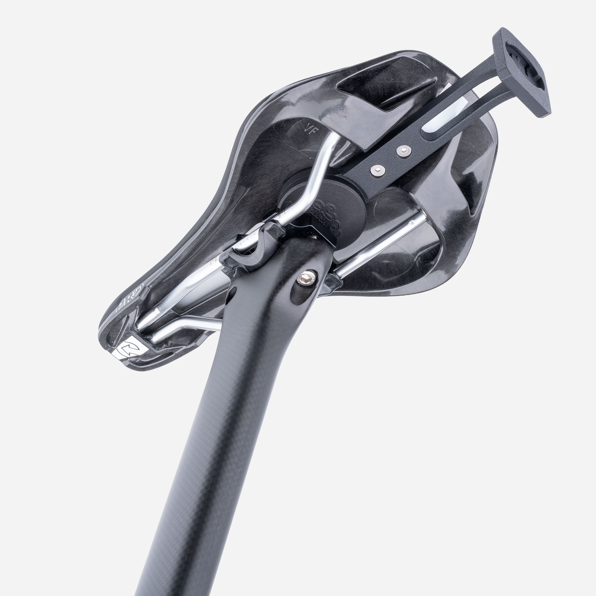 Držák na sedlo Shimano Pro Stealth – Wahoo Trackr a AirTag (velikost M)