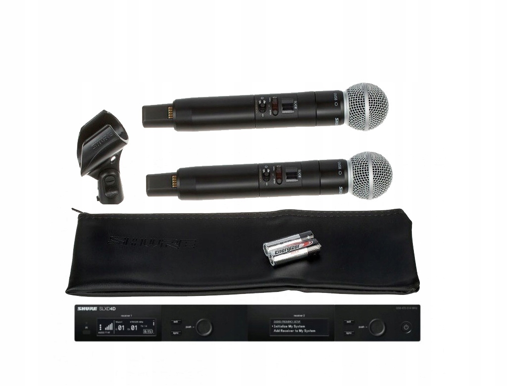 Zestaw mikrofonów bezprzewodowych Shure SLXD24DE/SM58 G59