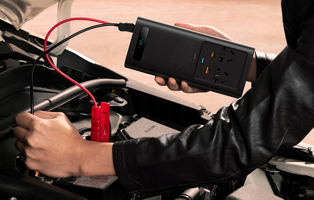 INWERTER SAMOCHODOWY BASEUS PRZETWORNICA 220V 300W BS-CI30-02 Marka Baseus