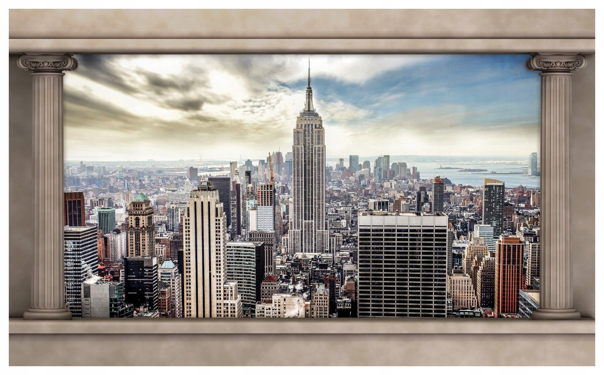 Tapeta Stĺpce Mesto Panorama 368x254 Architektúra Elegantné Mestské