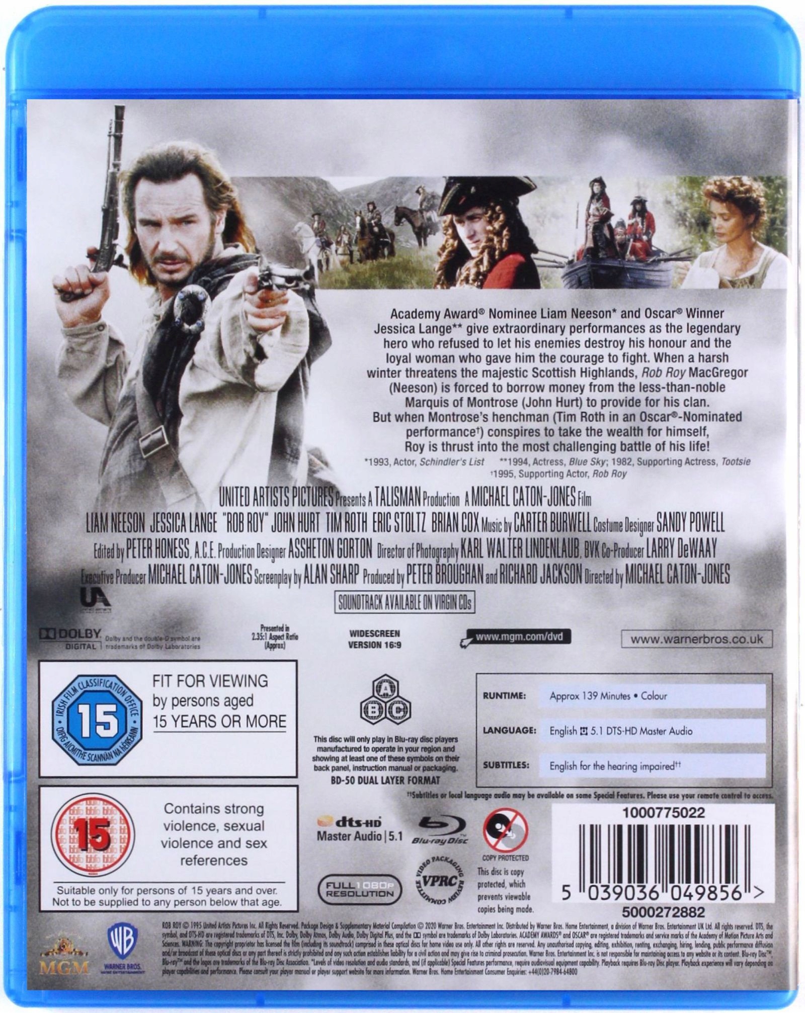 ROB ROY [BLU-RAY] Stan opakowania oryginalne