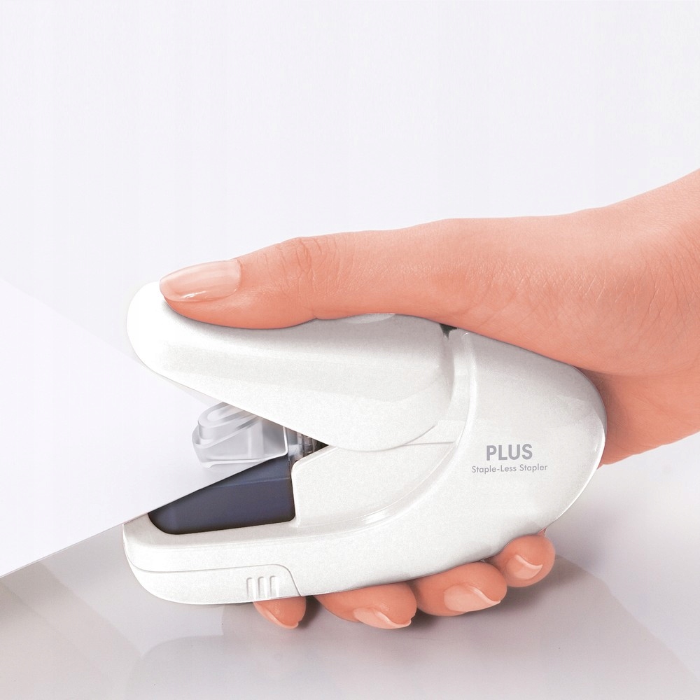 Zszywacz biurowy BEZ ZSZYWEK bezzszywkowy DO 5 KARTEK PLUS STAPLE-FREE Marka PLUS