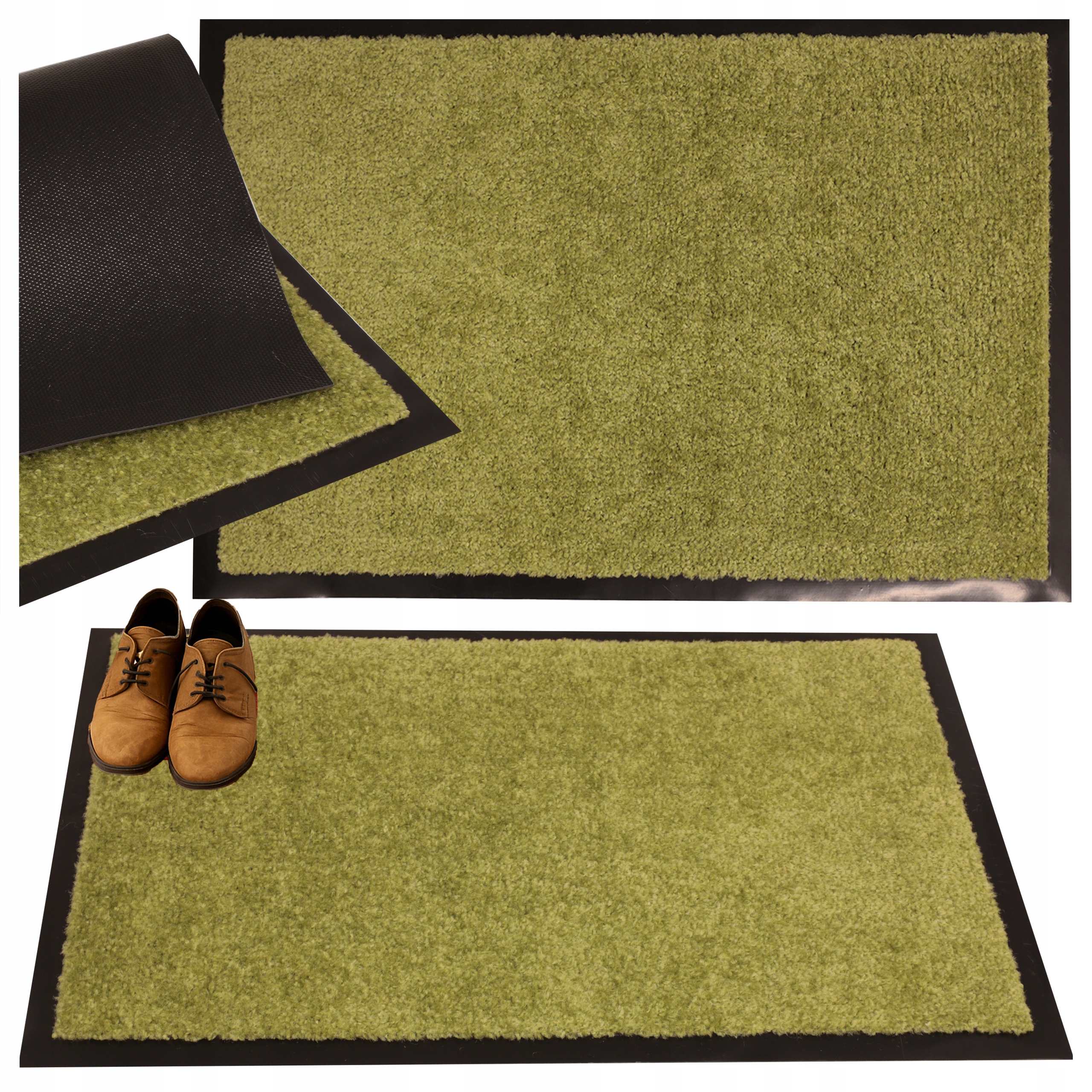 Rohožka na boty pod dveře Vstupní rohož na podlahu Gumová 90x150 cm