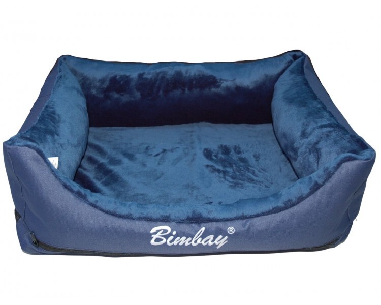 Levně Bimbay Pohovka Kožešina 3 Granátová 100x80