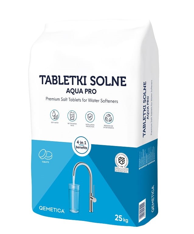Tabletki Solne Do Uzdatniania Wody Sól Do Zmiękczacza Ciech Qemetica 25kg