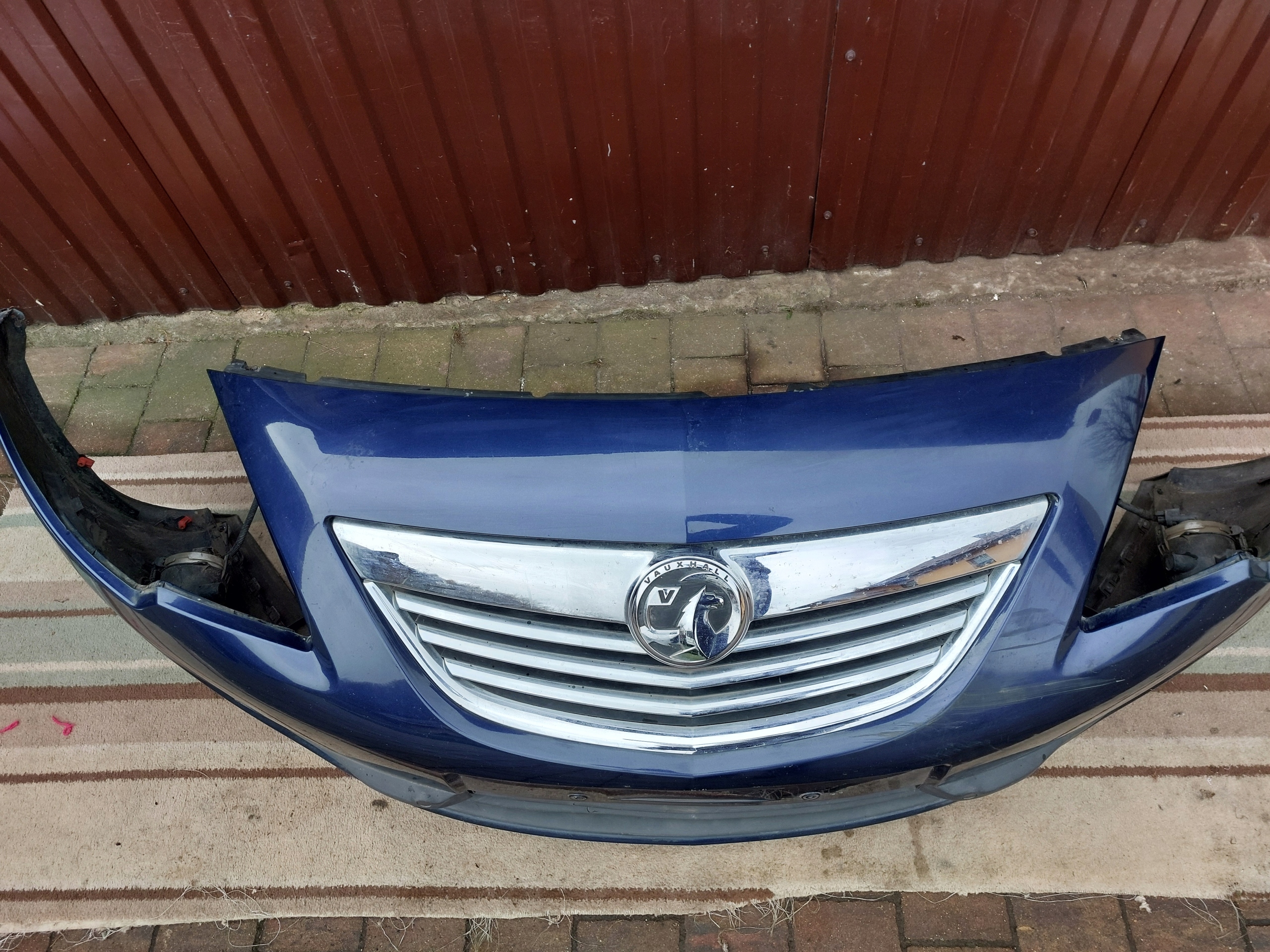 OPEL MERIVA B II bumper front front ORG PDC blue