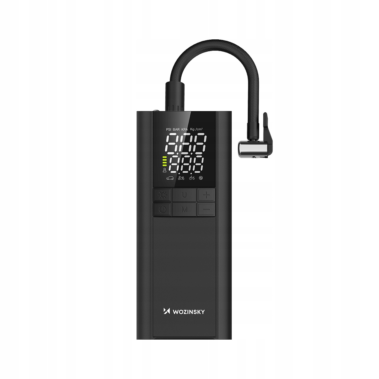 Elektrický Kompresor A Powerbanková Svítilna 150 Psi 8000 Mah Do Auta