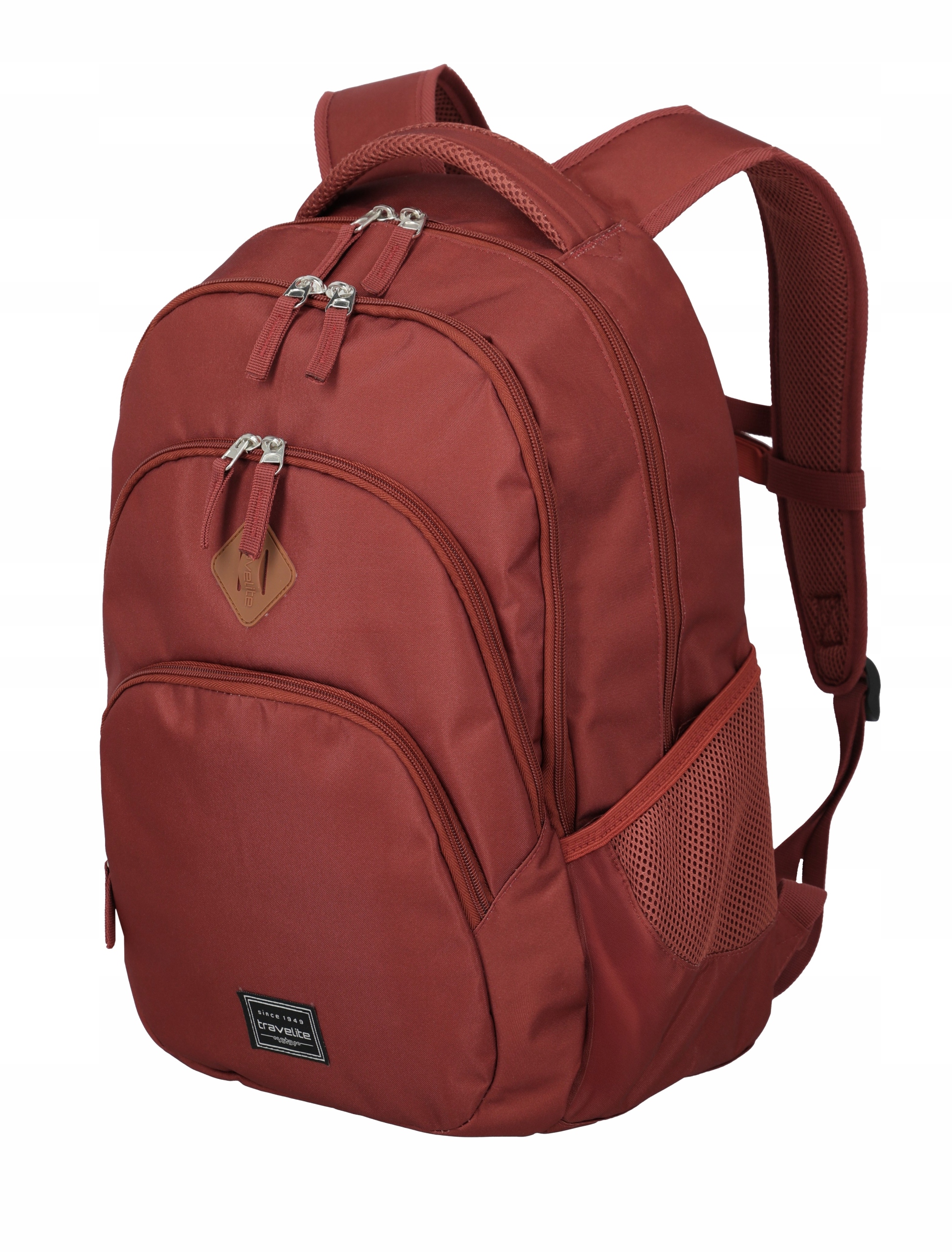 Batoh Travelite Basics Cihlový
