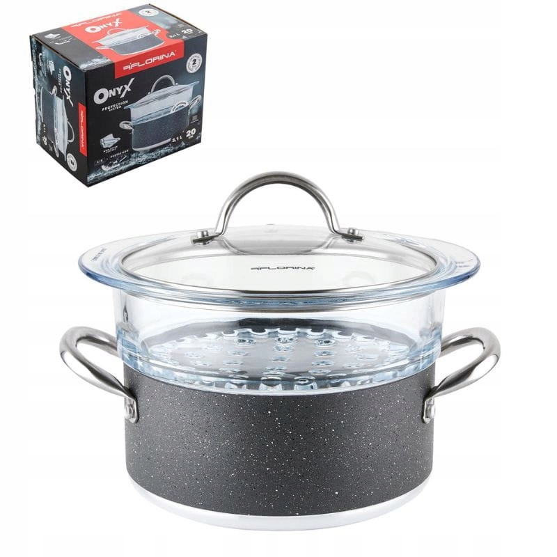 

Florina Garnek do gotowania na parze Onyx 3,1l