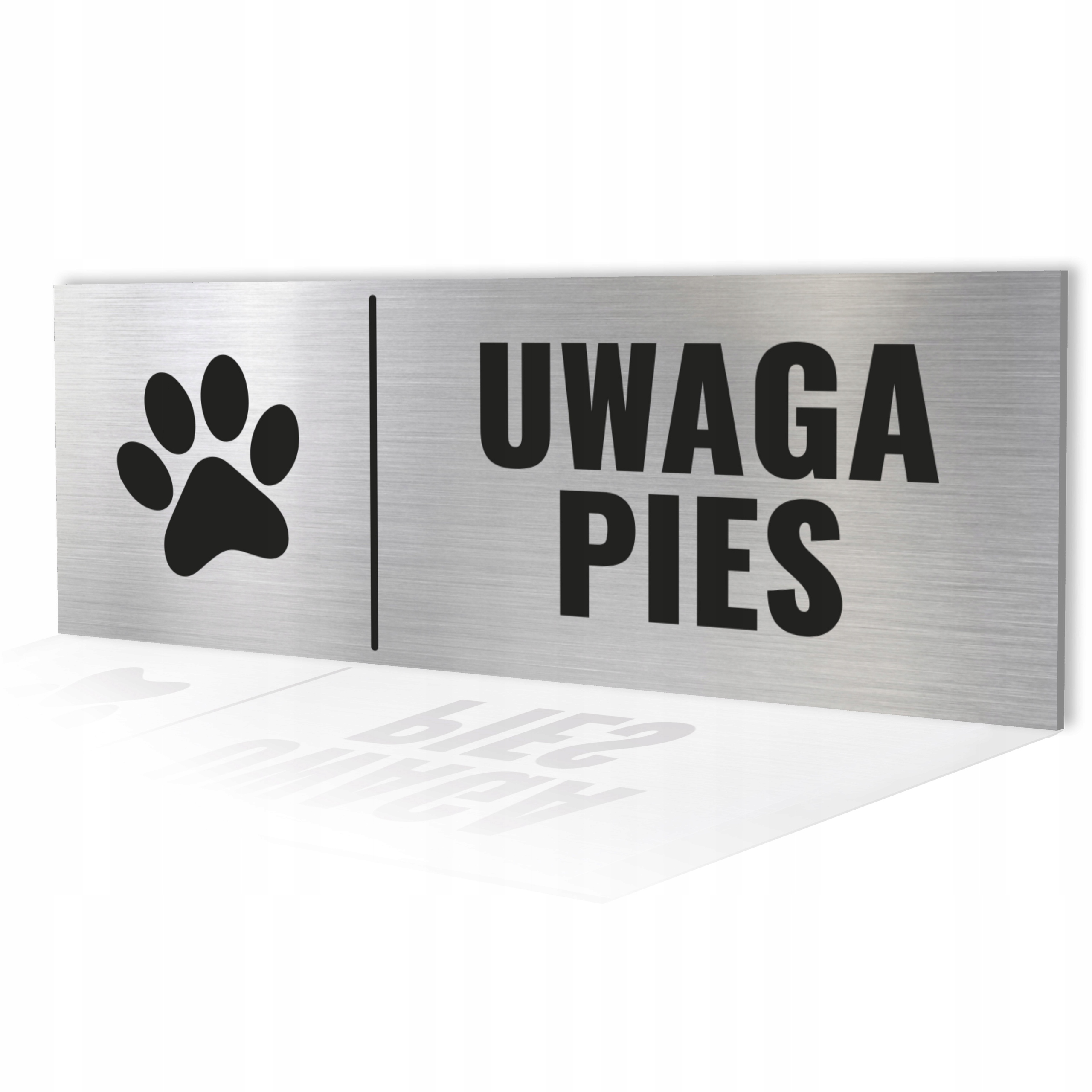 

Tabliczka Uwaga Pies 20x7,5 Aluminiowa Zły Pies