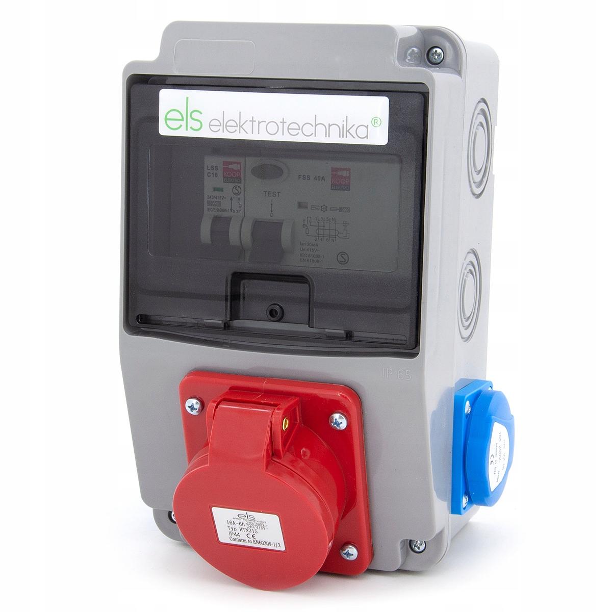 ROZDZIELNICA BUDOWLANA ZABEZPIECZENIA + RÓŻNICÓWKA